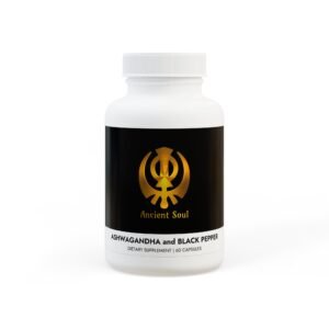 Ashwagandha and Black Pepper Supplement (60 capsules) - U.S Customers only