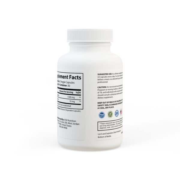 Ashwagandha and Black Pepper Supplement (60 capsules) - U.S Customers only - Image 4